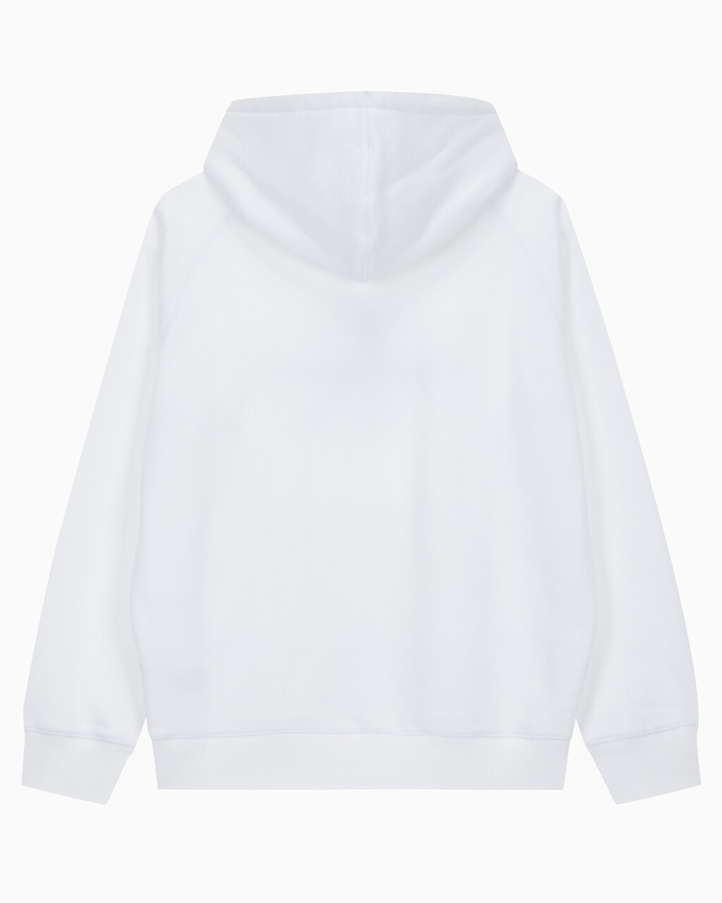 Buy 남성 롱슬리브 릴렉스핏 모노그램 기모후디 in color BRIGHT WHITE