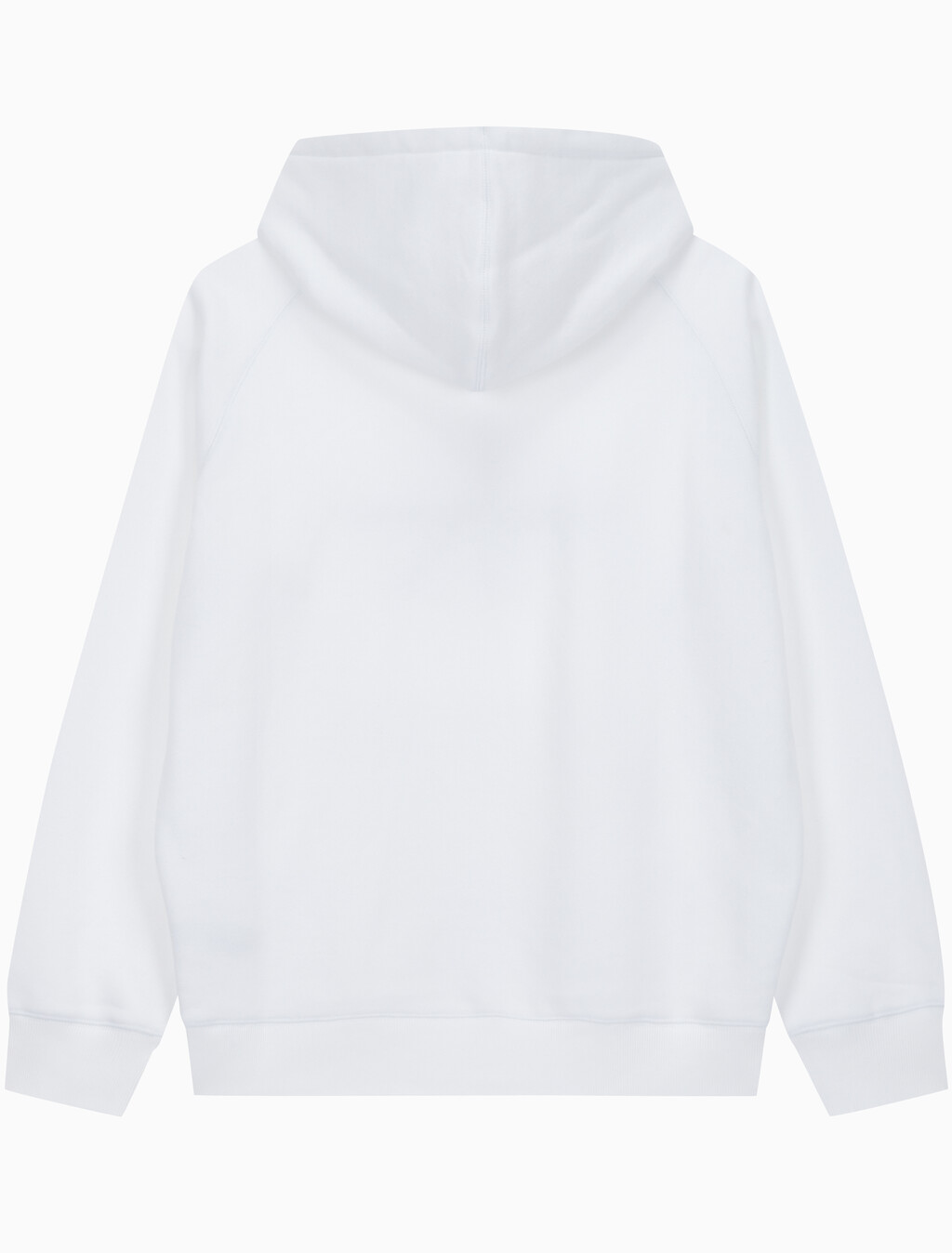 Buy 남성 롱슬리브 릴렉스핏 모노그램 기모후디 in color BRIGHT WHITE