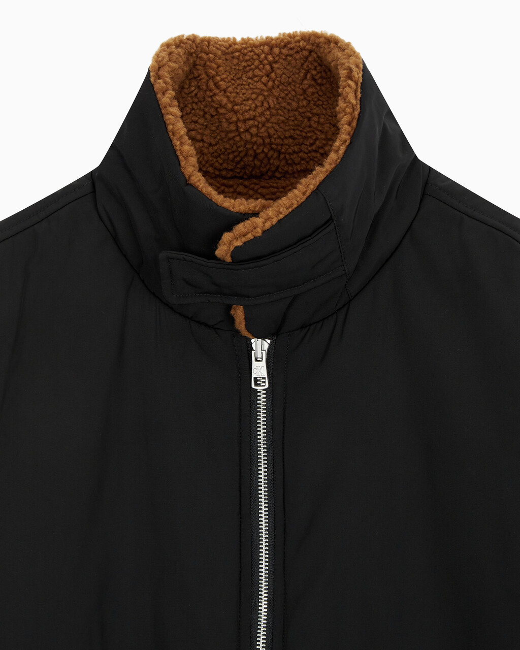 Buy 남성 리버서블 쉐르파 봄버 in color CK BLACK