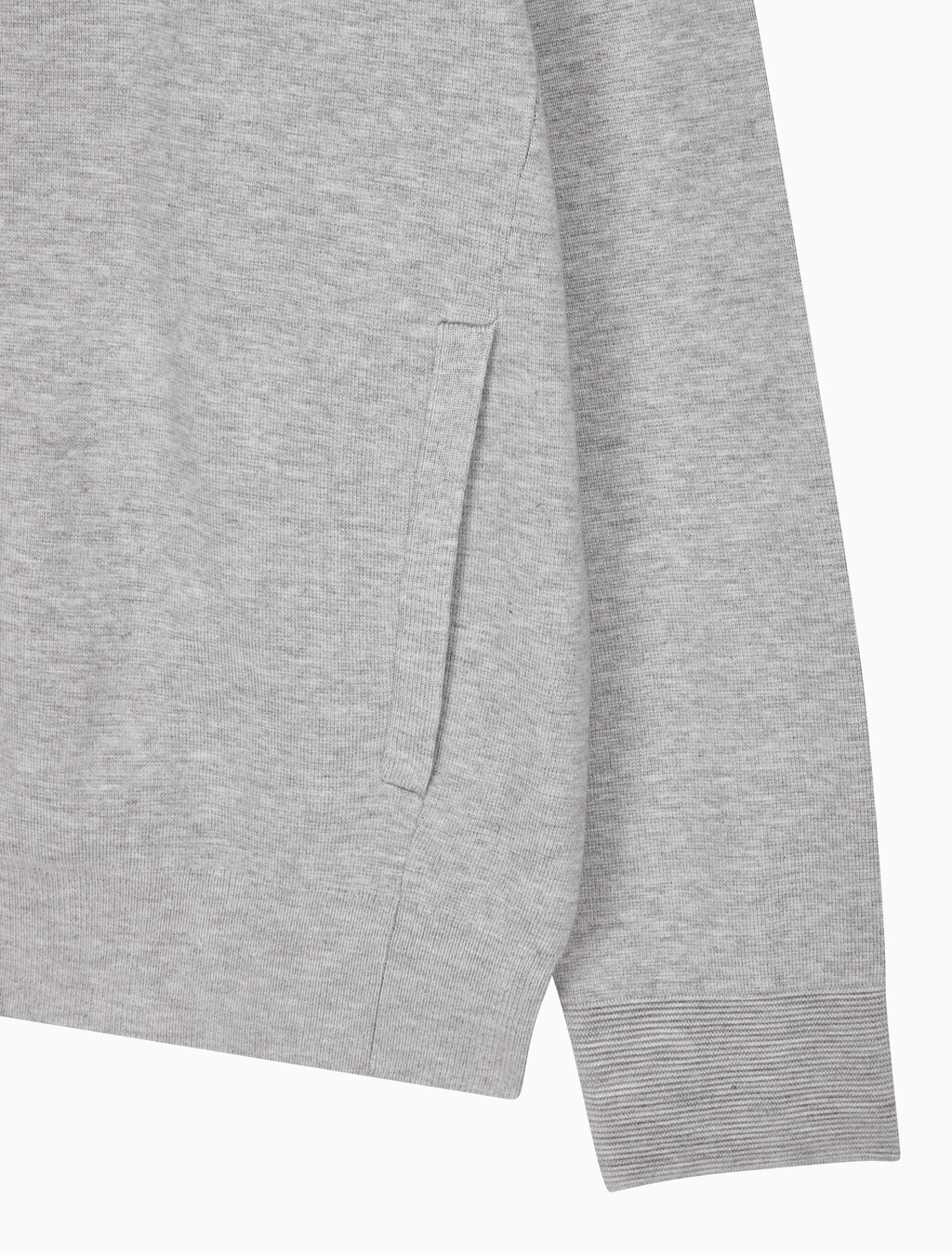 Buy 남성 스탠드 카라 니트 집업 가디건 in color LIGHT GREY HEATHER