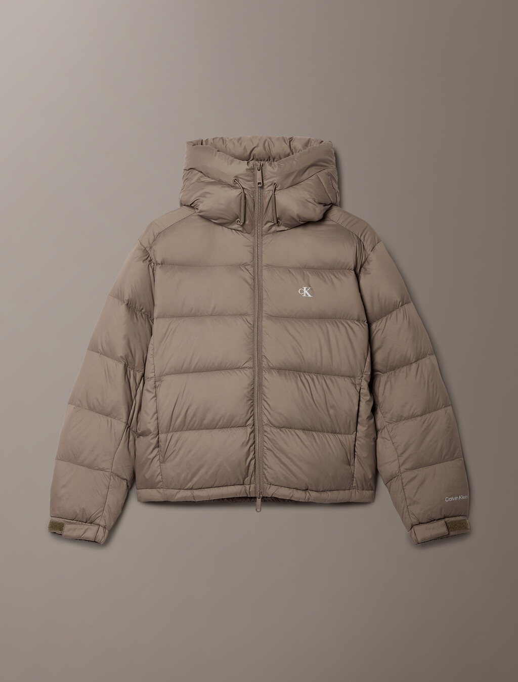 Buy 여성 미드웨이트 트랜스페어런트 다운 자켓 in color Sugar Almond