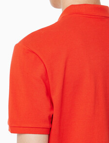 Buy 남성 레귤러핏 피케 반팔 클래식 폴로 티셔츠 in color RED ALERT