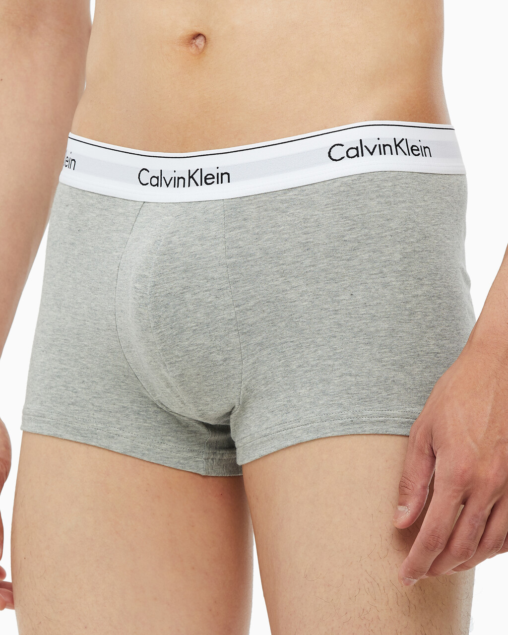 Buy 남성 모던 코튼 3PK 트렁크 in color GREY/DEEP BROWN/RED