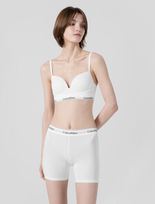 Buy 여성 모던코튼 AF 푸쉬업 브라 in color WHITE