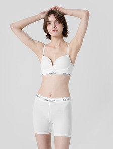Buy 여성 모던코튼 AF 푸쉬업 브라 in color WHITE