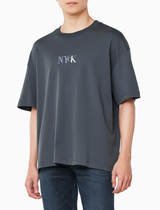 남성 NYCK 그래픽 반팔 티셔츠