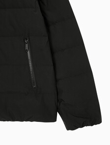 Buy 남녀공용 크루넥 라이트 경량 다운 자켓 in color CK BLACK