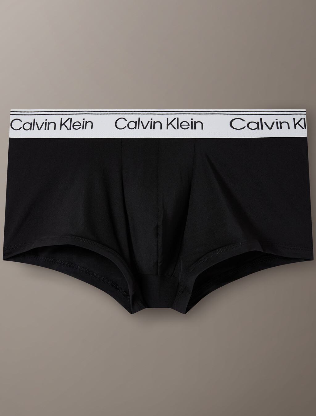 Buy 남성 마이크로파이버 스트레치 3PK 로우 라이즈 트렁크 in color Black