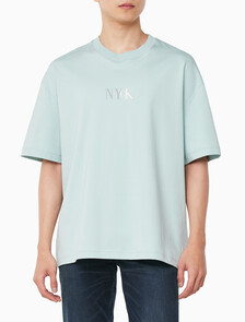 Buy 남성 NYCK 그래픽 반팔 티셔츠 in color HARBOR GRAY