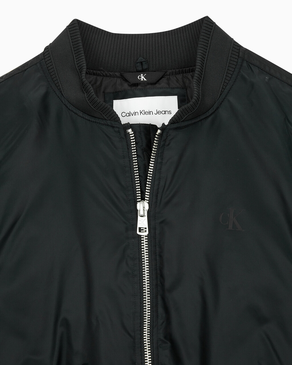 Buy 남성 후디 보머 다운 자켓 in color CK BLACK