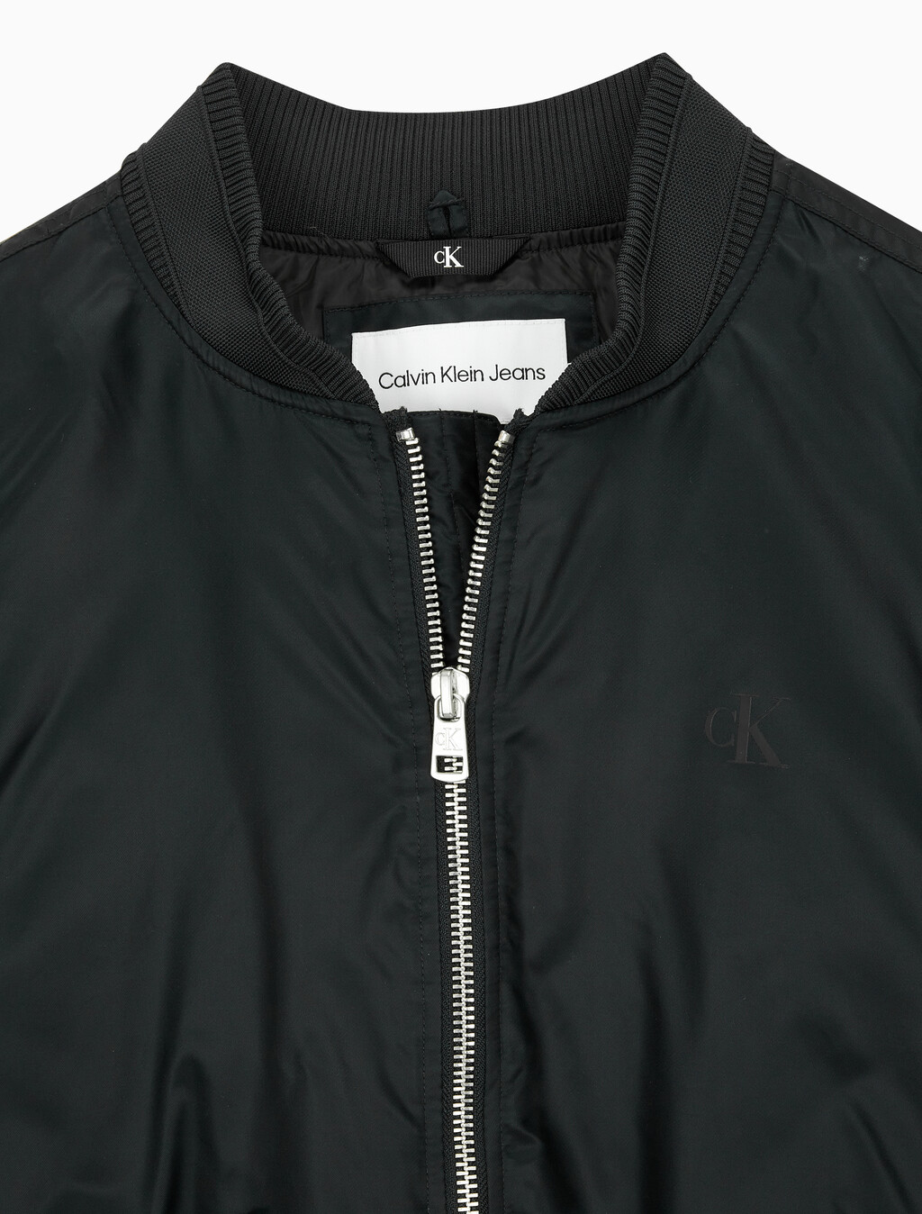 Buy 남성 후디 보머 다운 자켓 in color CK BLACK