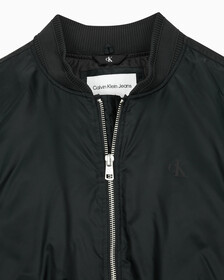 Buy 남성 후디 보머 다운 자켓 in color CK BLACK