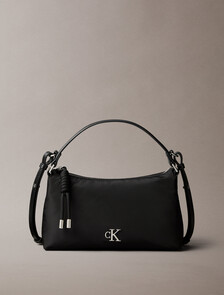 Buy 여성 CK 나일론 미니 스트랩 백 in color BLACK