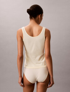 Buy 여성 코튼 스트레치 라운지 GX 탱크 in color Light Yellow