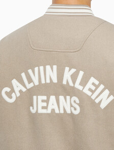 Buy 남성 바시티 봄버 자켓 in color BEIGE