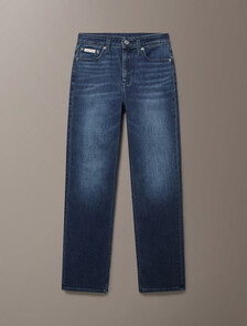 Buy 여성 슬림 스트레이트 다크블루 데님 in color Dark Wash