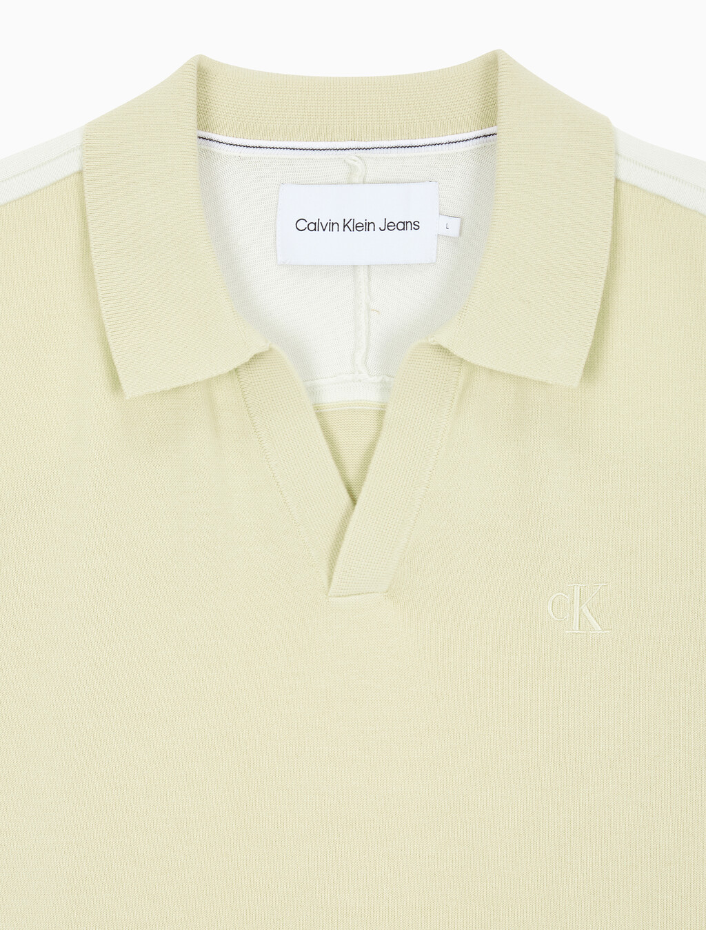 Buy 남성 토널 블로킹 폴로 반팔 티셔츠 in color GREEN