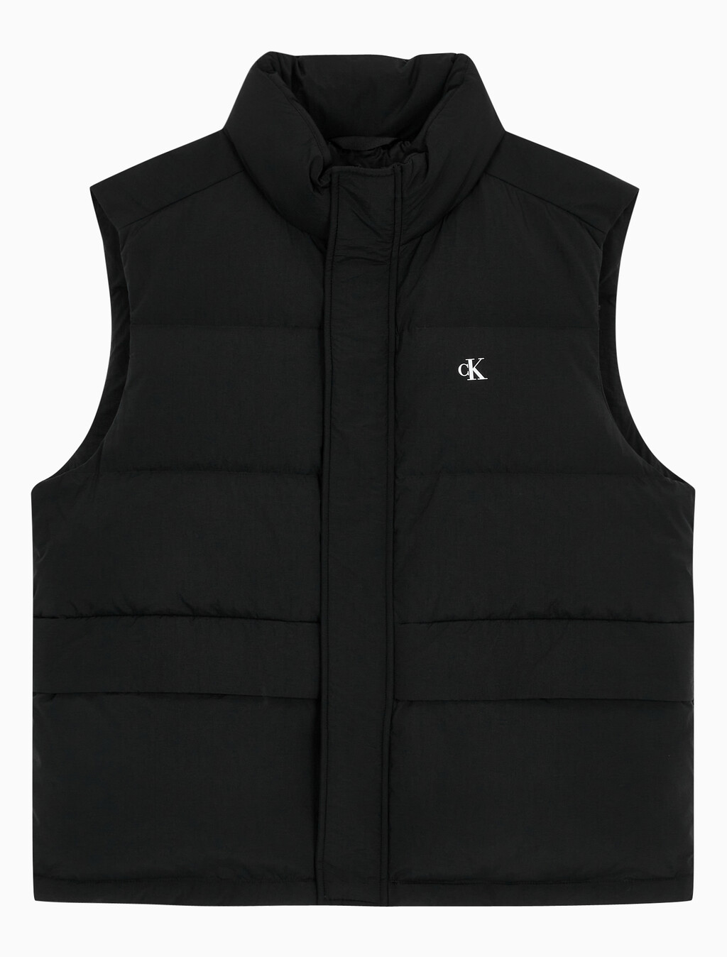 Buy 남성 베이직 에센셜 다운 베스트 in color CK BLACK