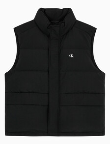 Buy 남성 베이직 에센셜 다운 베스트 in color CK BLACK