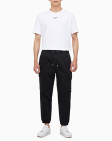 Buy 남성 워시드 카고 팬츠 in color CK BLACK