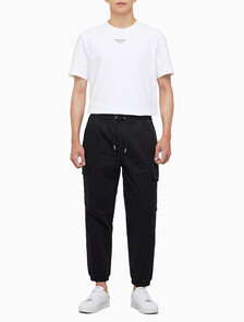 Buy 남성 워시드 카고 팬츠 in color CK BLACK