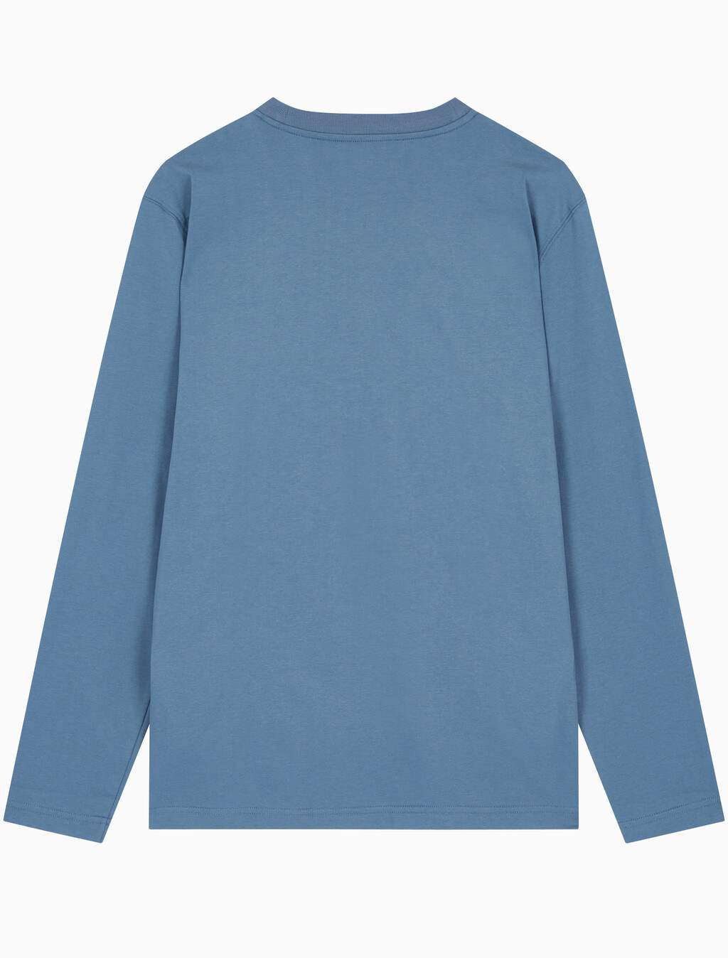 Buy 남성 레귤러핏 그래픽 로고 긴팔 티셔츠 in color BLUE