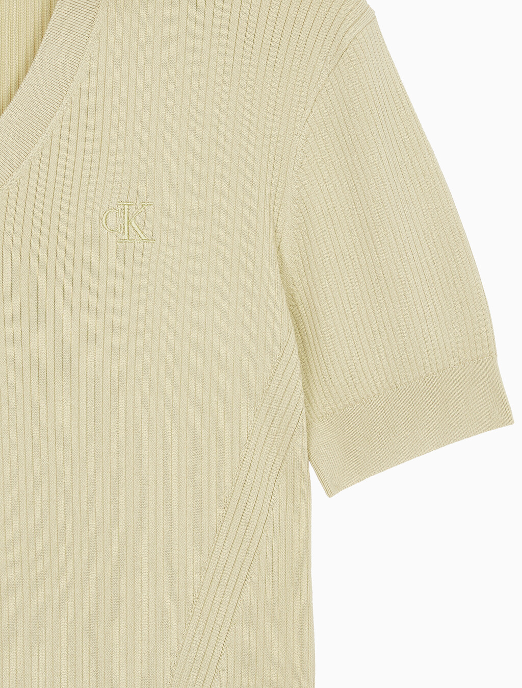 Buy 여성 센슈얼 립 베이비 폴로 스웨터 in color PALE KHAKI