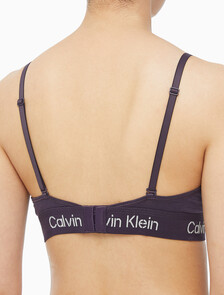 Buy 여성 스텐실 로고 모던코튼 트라이앵글 in color NIGHT SHADE/BONE WHITE LOGO