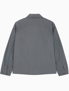 Buy 남성 코튼 카라 셔츠 집업 자켓 in color ECHO GREY