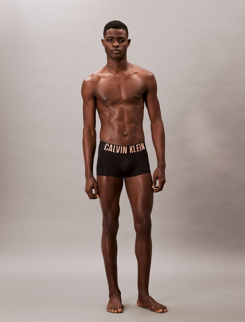 Buy 남성 인텐스 파워 마이크로파이버 스트레치 로우 라이즈 트렁크 3PK in color BLACK BODIES/PAPAYA PUNCH/WHITE/MOONLIGHT JADE LOGOS