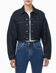 Buy 여성 린스 데님 자켓 in color TENCEL RINSE BLUE