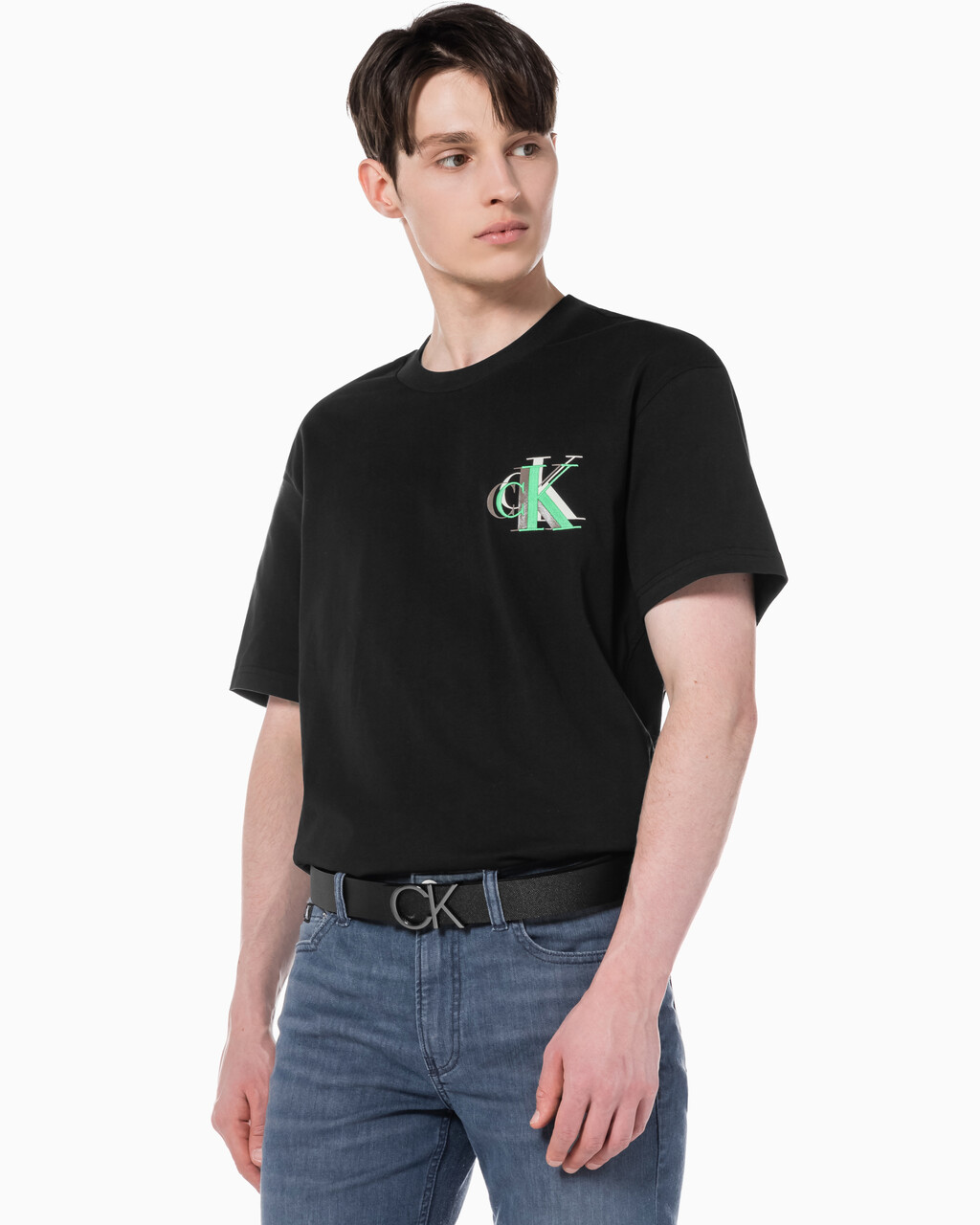 Buy 남성 프리미엄 이탈리안 소가죽 양면 벨트 in color BLACK