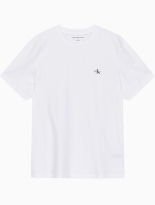 Buy 남녀공용 릴렉스핏 CK 로고 2PK 반팔 티셔츠 in color CK BLACK