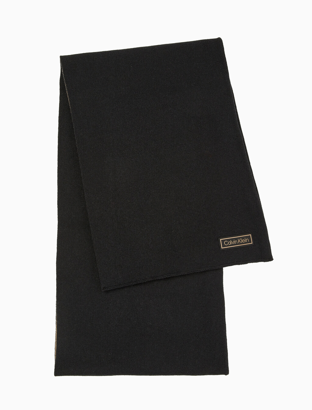 Buy 남녀공용  양면 로고 머플러 in color BLACK