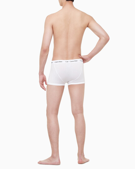 남성 코튼 스트레치 3PK 로우 라이즈 트렁크