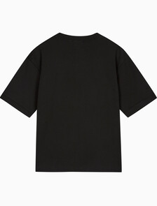 Buy 남성 릴렉스핏 CK 인터락 반팔 티셔츠 in color CK BLACK