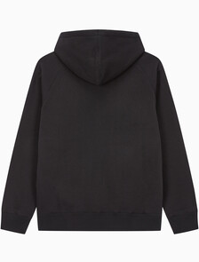 Buy 남성 롱슬리브 릴렉스핏 모노그램 기모후디 in color CK BLACK