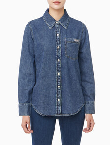 Buy 여성 클래식 데님 셔츠 in color Denim Blue