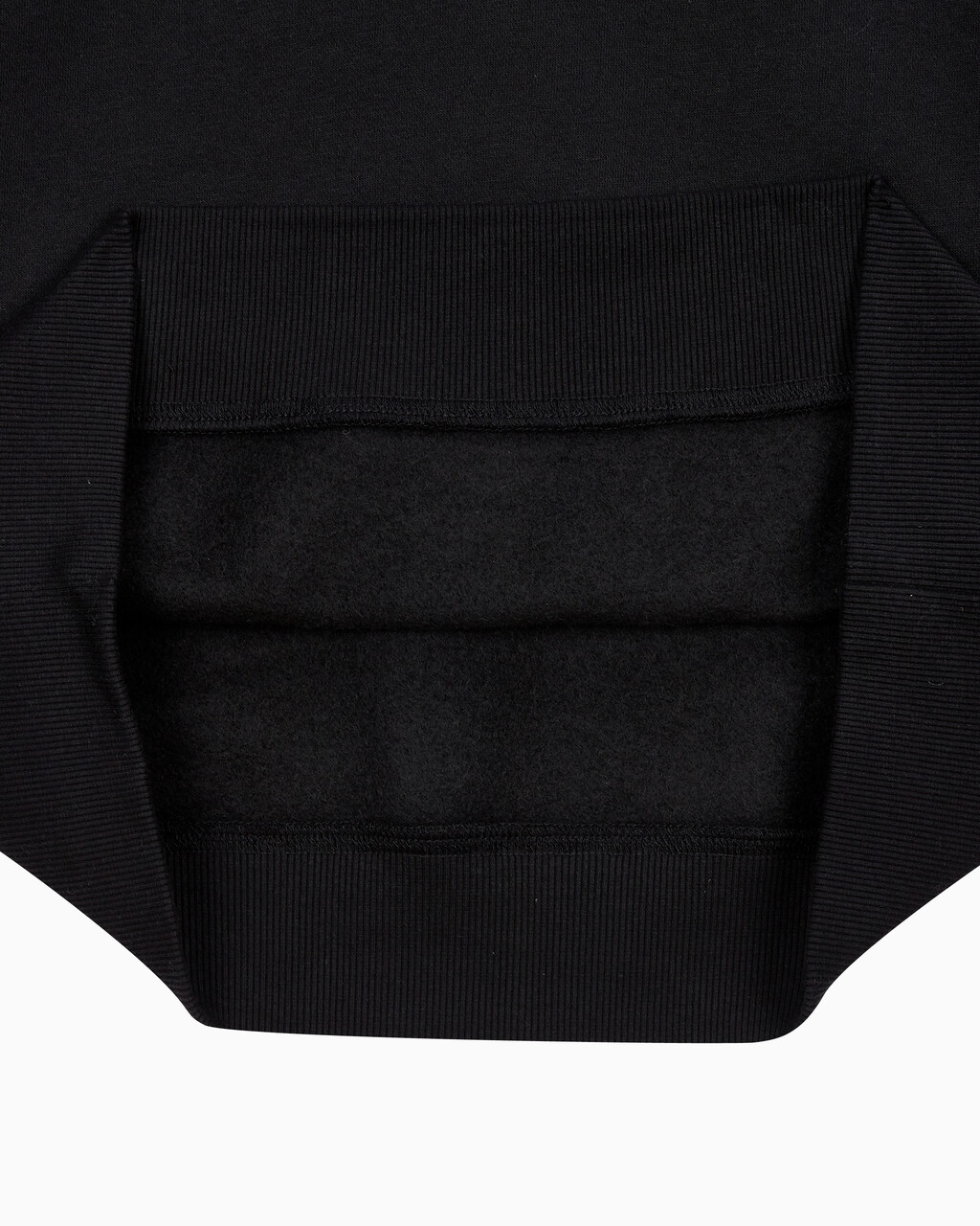 Buy 남성 레귤러핏 인스티튜셔널 로고 기모 스웨트셔츠 in color CK BLACK