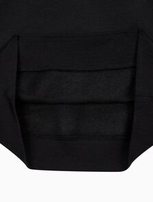Buy 남성 레귤러핏 인스티튜셔널 로고 기모 스웨트셔츠 in color CK BLACK