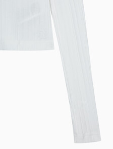 Buy 여성 폴로 립 슬립 탑 in color BRIGHT WHITE