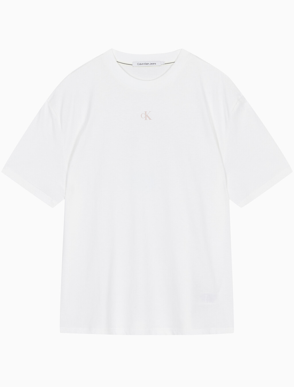 Buy 남녀공용 디퓨즈 그래픽 반팔 티셔츠 in color BRIGHT WHITE