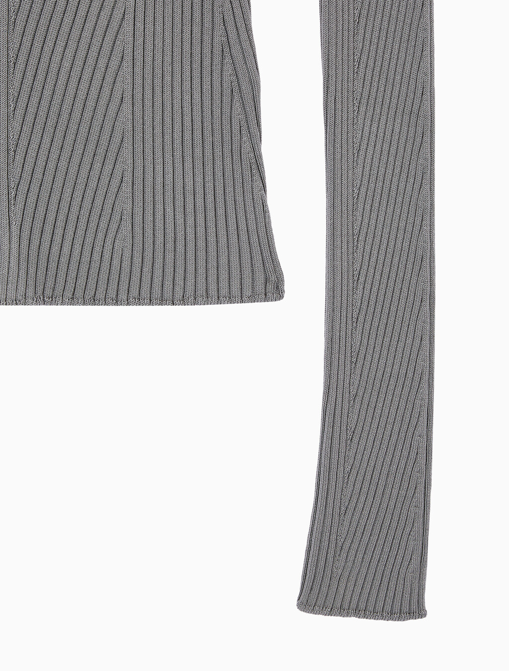 Buy 여성 비스코스 나일론 롱슬리브 스웨터 in color ELEPHANT SKIN 