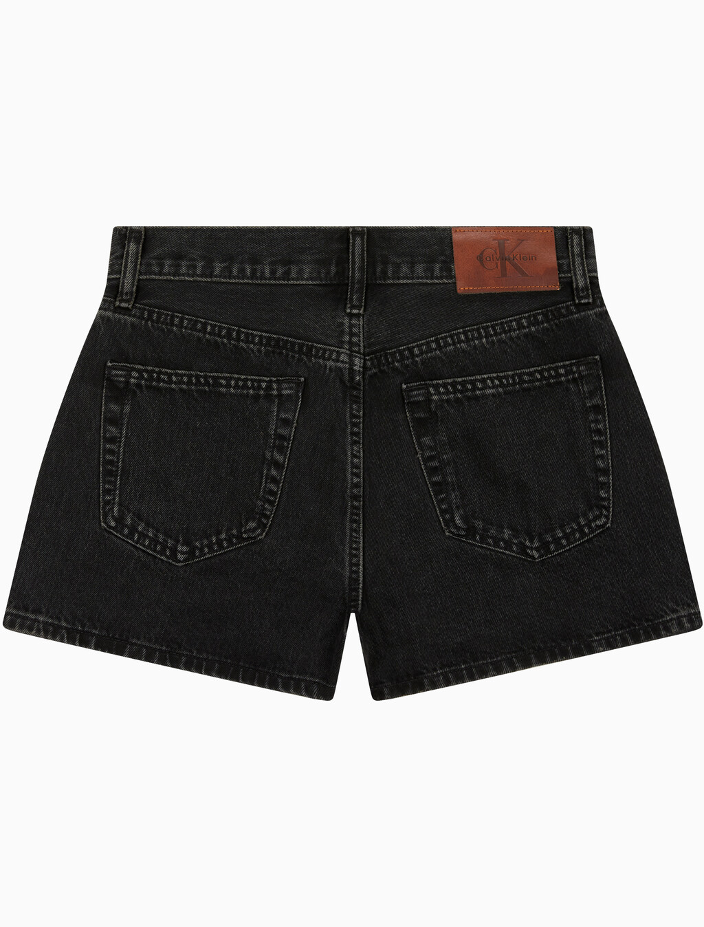 Buy 여성 시그니쳐 90's 3인치 데님 쇼츠 in color CK ESSENTIAL BLACK