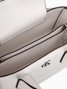 Buy 여성 하드웨어 모노그램 미니 토트 크로스바디 in color White Alyssum