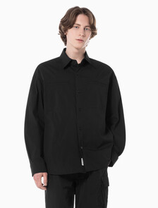 Buy 남성 오버사이즈 셔츠 자켓 in color CK BLACK