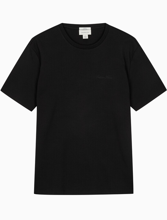 슬림핏 리퀴드 인터록 클래식 그래픽 티