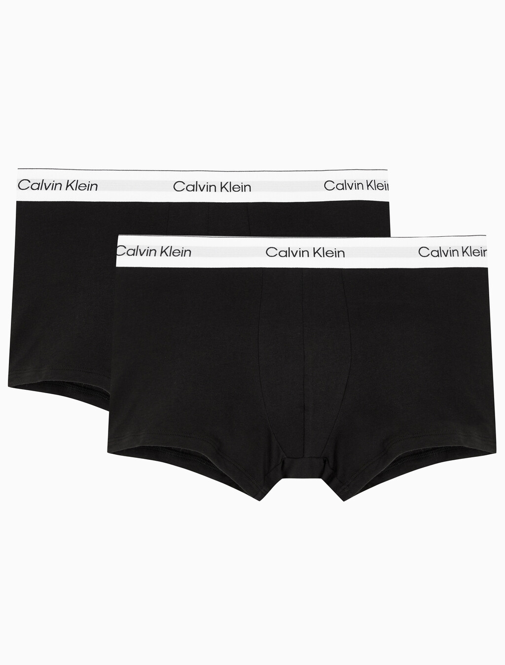 Buy 남성 아이콘 코튼 스트레치 2PK 트렁크 in color BLACK