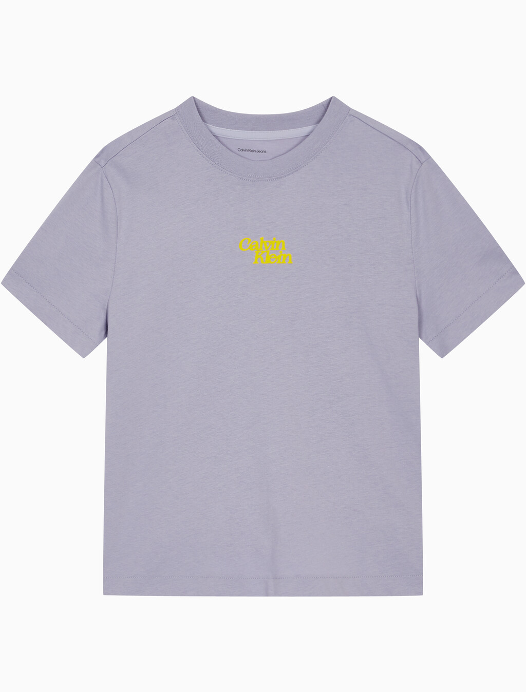Buy 여성 플럭 로고 반팔 티셔츠 in color LANGUID LAVENDER