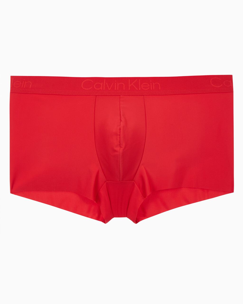 Buy 남성 CK 블랙 마이크로 싱글 로우라이즈 트렁크 in color ROUGE